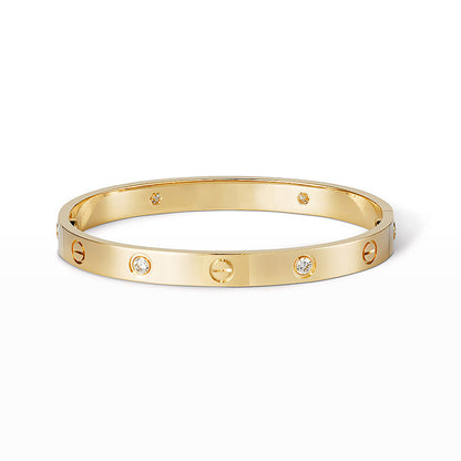 Mystic LOVE BRACELET 6.1MM 4 DIAMONDS