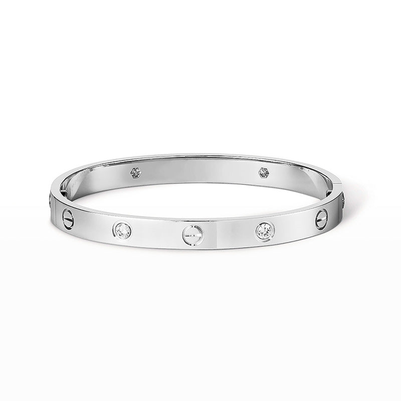 Mystic LOVE BRACELET 6.1MM 4 DIAMONDS