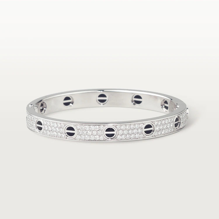 Mystic LOVE BRACELET 6.1MM DIAMOND-PAVED CERAMIC