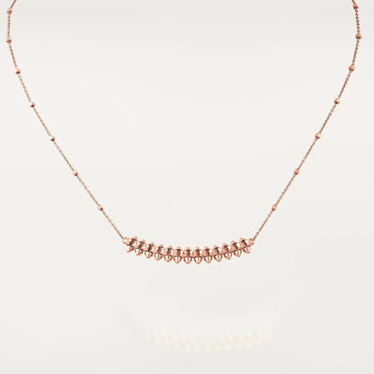 Mystic CLASH PINK GOLD NECKLACE