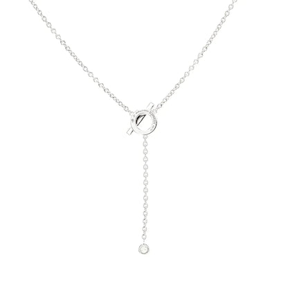 Mystic FINESSE SILVER DIAMOND NECKLACE