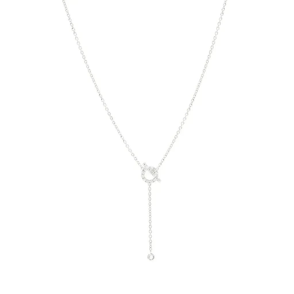 Mystic FINESSE SILVER DIAMOND NECKLACE