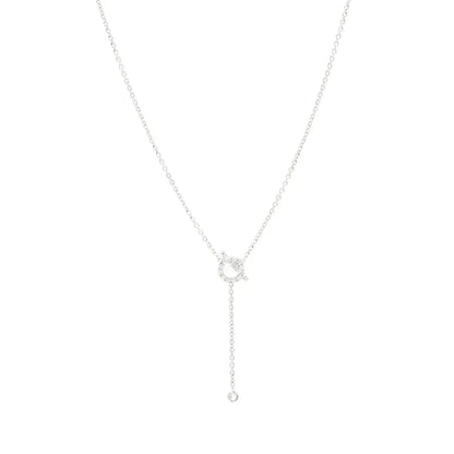 Mystic FINESSE SILVER DIAMOND NECKLACE