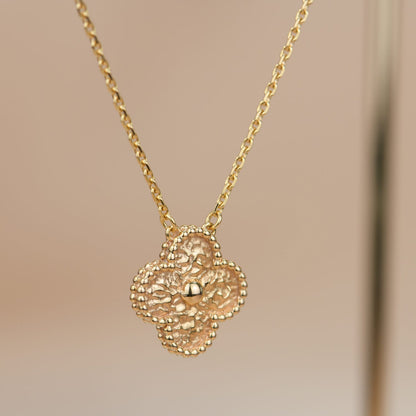 Mystic CLOVER 15MM  BRONZING NECKLACE
