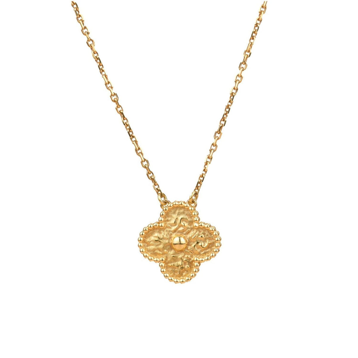Mystic CLOVER 15MM  BRONZING NECKLACE