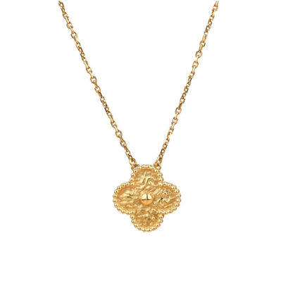 Mystic CLOVER 15MM  BRONZING NECKLACE