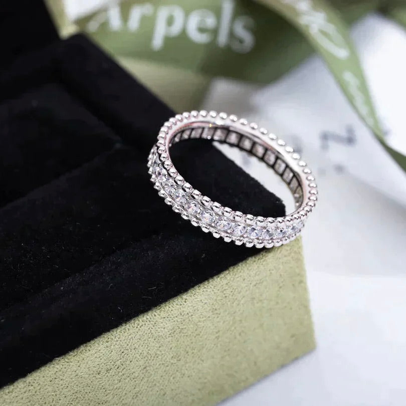 Mystic PERLEE DIAMOND SILVER RING