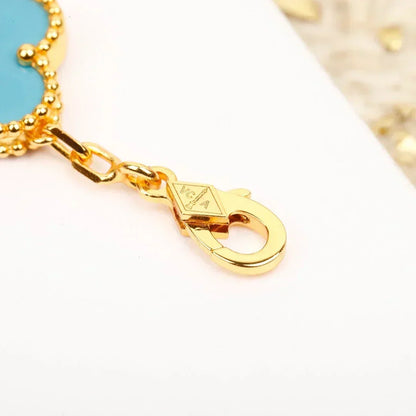 [Mystic ]New  CLOVER 5 MOTIF TURQUOISE BRACELET COLLECTION