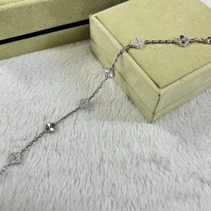 [Mystic ]CLOVER 6 MOTIF DIAMOND LASER BRACELET