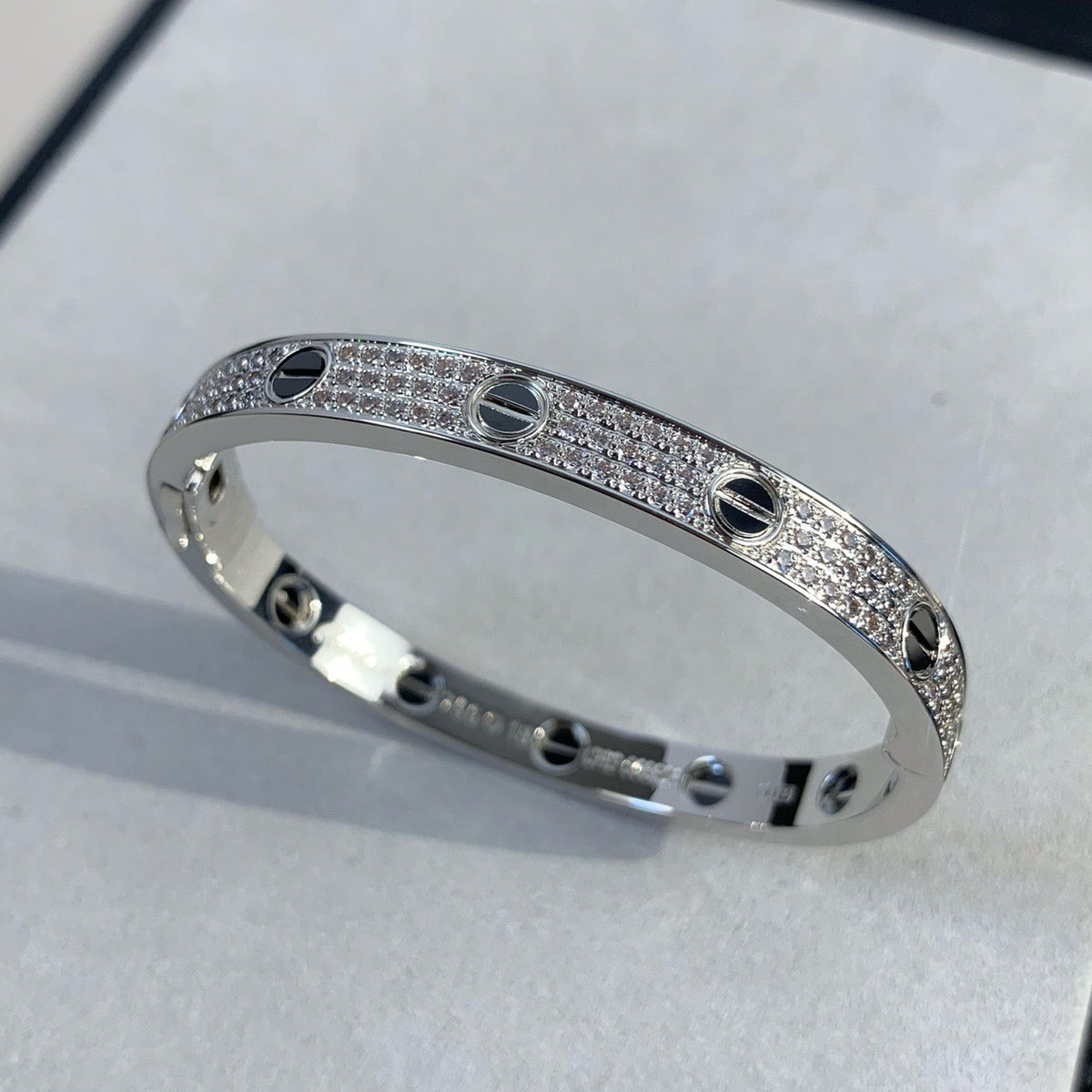 Mystic LOVE BRACELET 6.1MM DIAMOND-PAVED CERAMIC