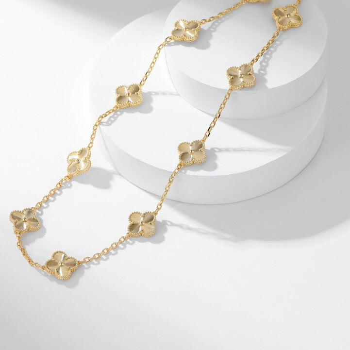 Mystic CLOVER 10 MOTIFS LASER NECKLACE