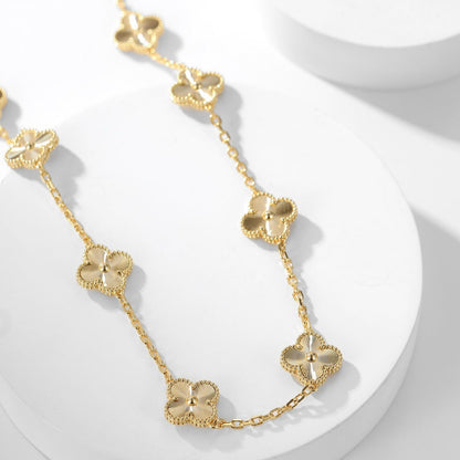 Mystic CLOVER 10 MOTIFS LASER NECKLACE