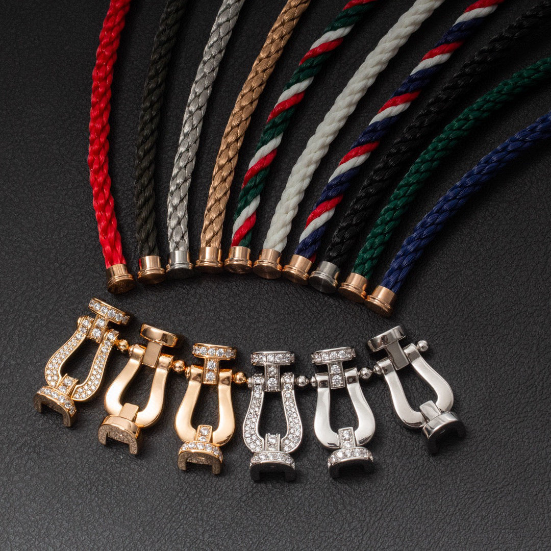 Mystic FORCE LARGE HORSESHOE NO DIAMOND BRACELET SILVER