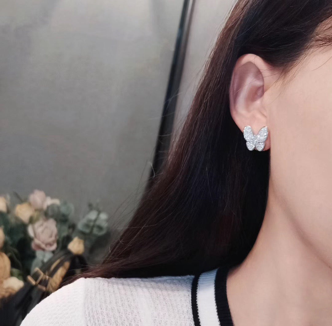 Mystic BUTTERFLY ALL DIAMOND EARRINGS