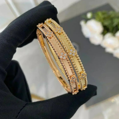 Mystic CLOVER BRACELET 4MM DIAMONDS