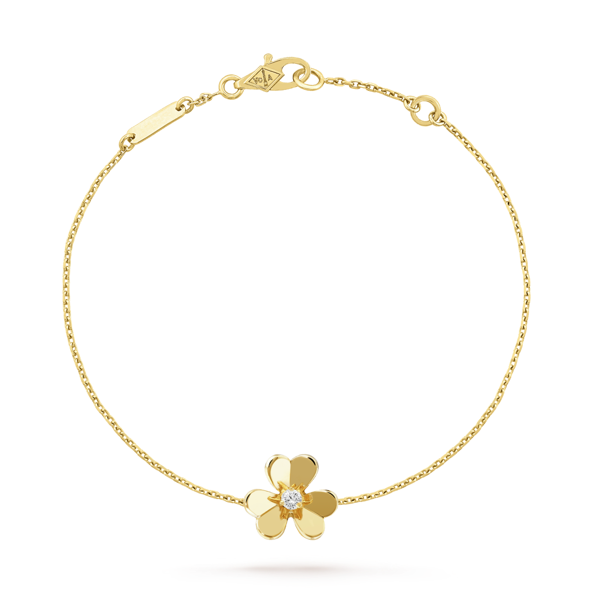 Mystic FRIVOLE GOLD FLOWER PINK MALACHITE BRACELET