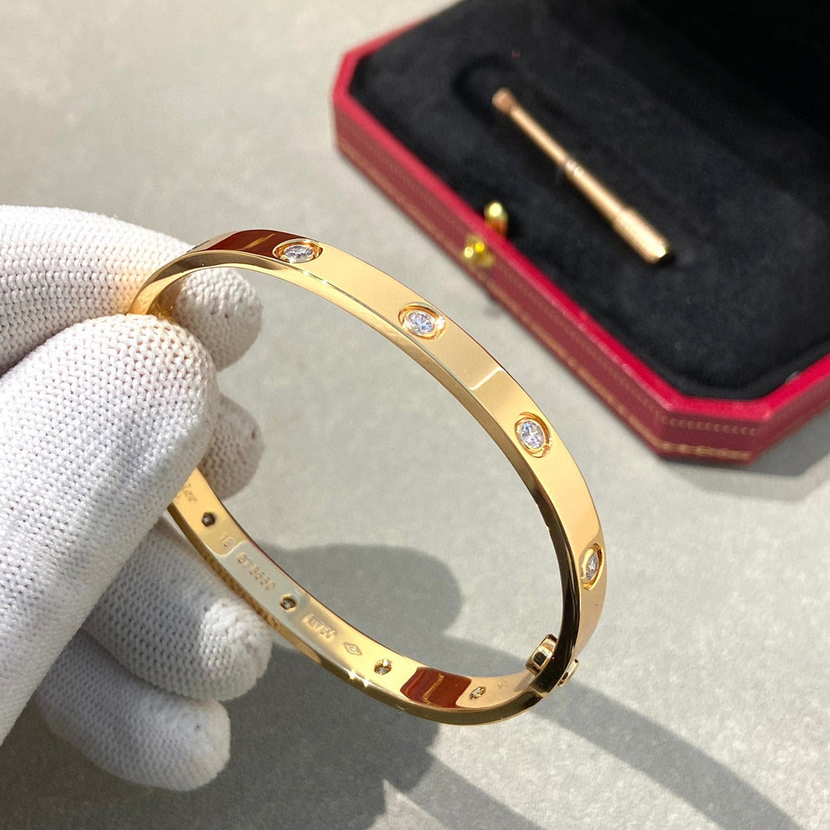 Mystic LOVE BRACELET 6.1MM 10 DIAMONDS