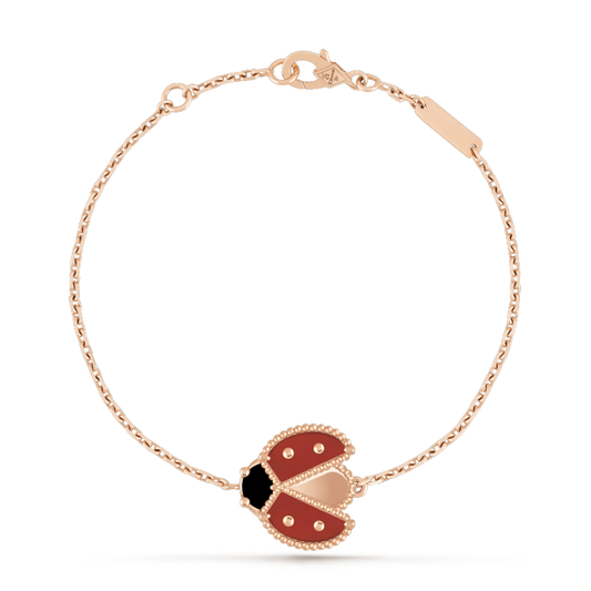Mystic LUCKY SPRING 1 MOTIF PINK GOLD BRACELET