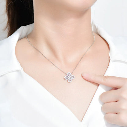 Mystic LOOP NECKLACE FULL MOTIF DIAMOND 16MM MULTIPLE COLORS