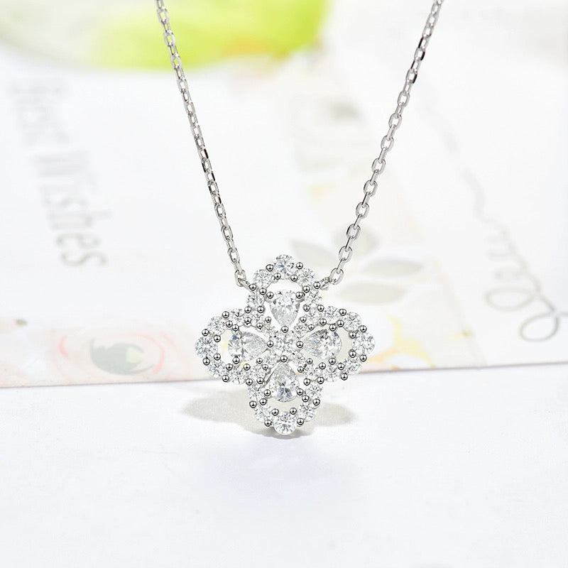 Mystic LOOP NECKLACE FULL MOTIF DIAMOND 16MM MULTIPLE COLORS