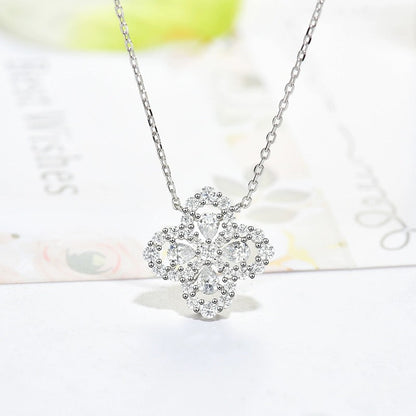Mystic LOOP NECKLACE FULL MOTIF DIAMOND 16MM MULTIPLE COLORS