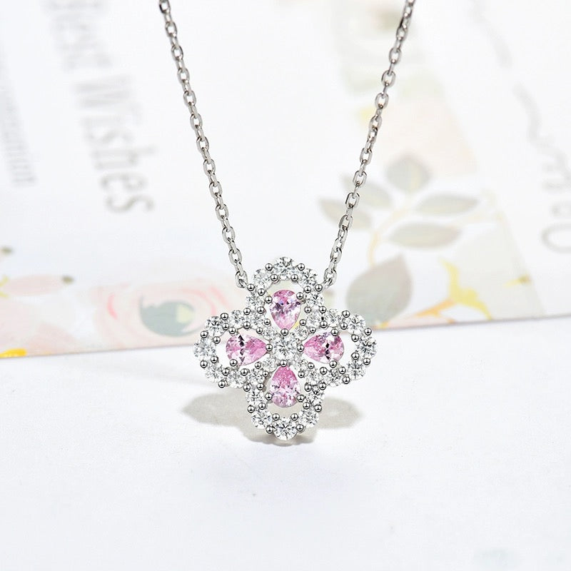 Mystic LOOP NECKLACE FULL MOTIF DIAMOND 16MM MULTIPLE COLORS