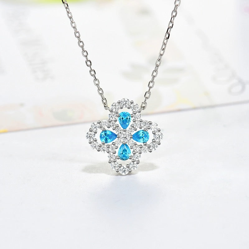 Mystic LOOP NECKLACE FULL MOTIF DIAMOND 16MM MULTIPLE COLORS