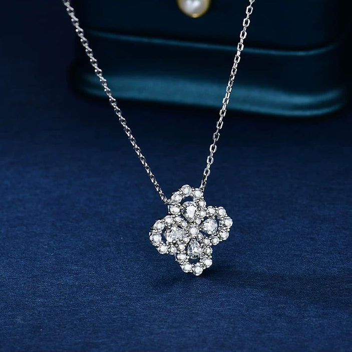 Mystic LOOP NECKLACE FULL MOTIF DIAMOND 16MM MULTIPLE COLORS