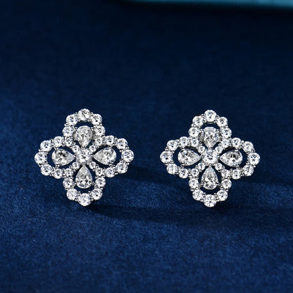 Mystic LOOP EARRINGS FULL MOTIF DIAMOND 16MM
