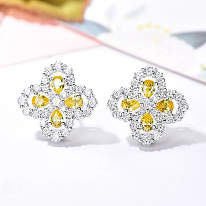 Mystic LOOP EARRINGS FULL MOTIF DIAMOND 16MM