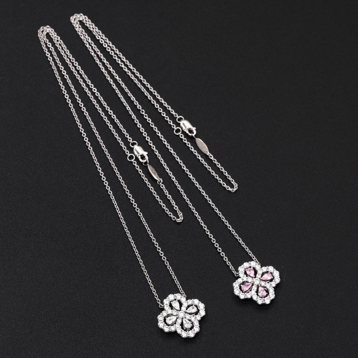 Mystic LOOP NECKLACE FULL MOTIF DIAMOND 16MM MULTIPLE COLORS