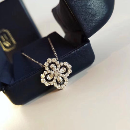 Mystic LOOP NECKLACE FULL MOTIF DIAMOND 16MM MULTIPLE COLORS