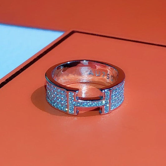 Mystic H RING FULL DIAMOND