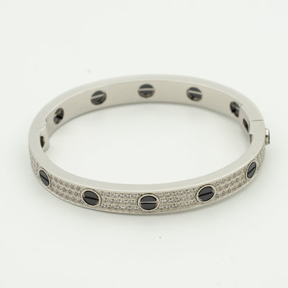 Mystic LOVE BRACELET 6.1MM DIAMOND-PAVED CERAMIC
