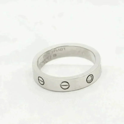 Mystic LOVE RING 4MM 1 DIAMOND SILVER