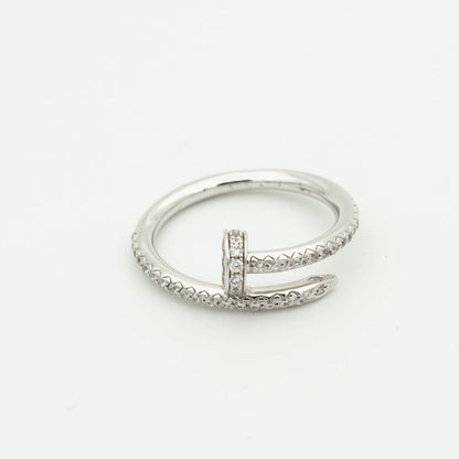 Mystic JUSTE RING 1.8MM SILVER DIAMONDS