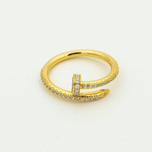 Mystic JUSTE RING 1.8MM GOLD DIAMONDS