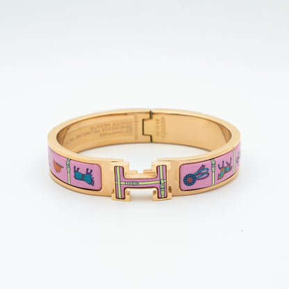 Mystic H PINK GOLD BRACELET PINK CERAMIC