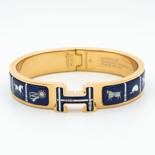 Mystic H BRACELET BLUE CERAMIC