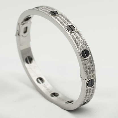 Mystic LOVE BRACELET 6.1MM DIAMOND-PAVED CERAMIC