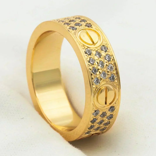 Mystic LOVE RING 5.5MM DIAMONDS PAVED