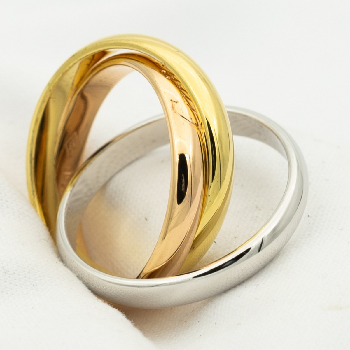 Mystic TRINITY RING GOLD PINK GOLD SILVER