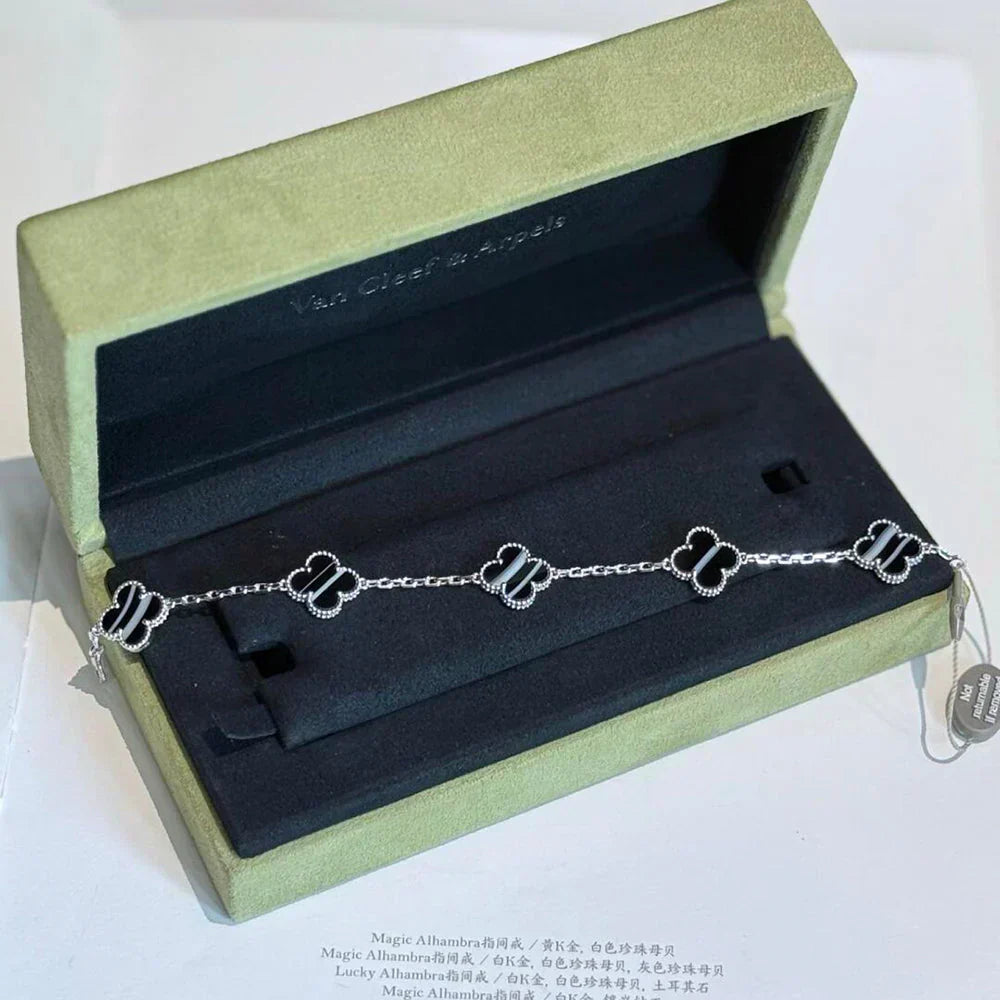 [Mystic ]New  CLOVER 5 MOTIF PULSAR STONE BRACELET COLLECTION