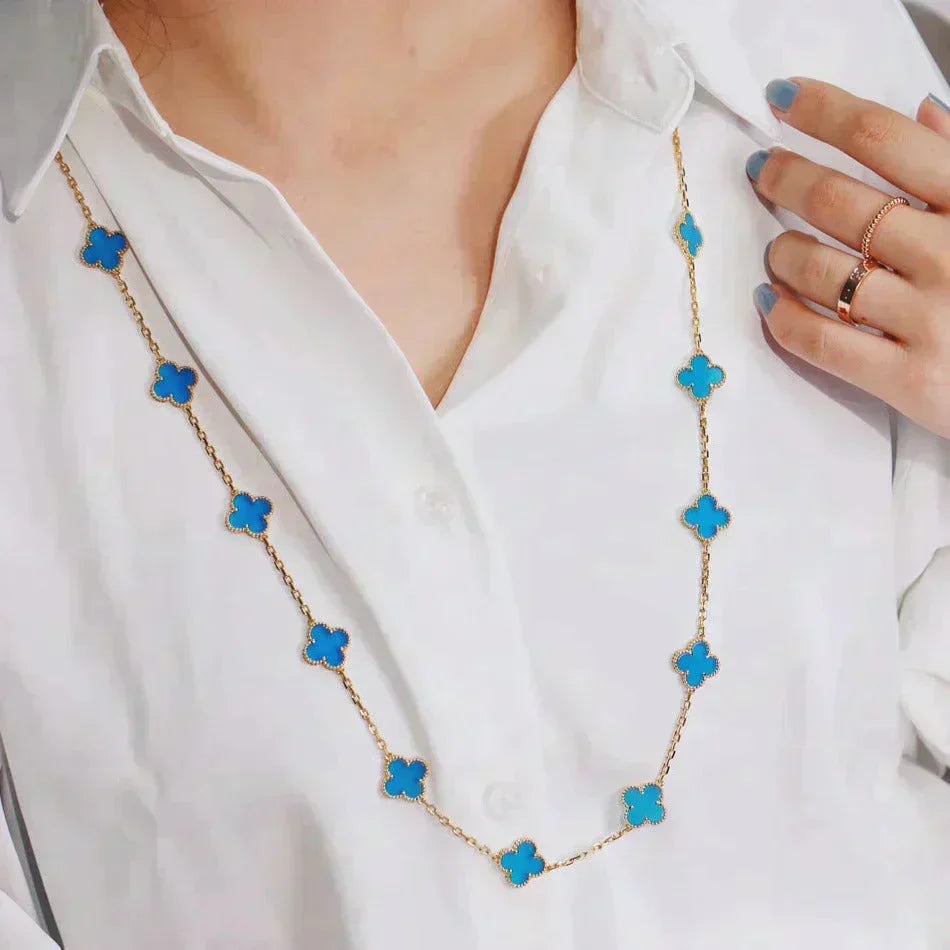 Mystic CLOVER 20 MOTIFS TURQUOISE GOLD