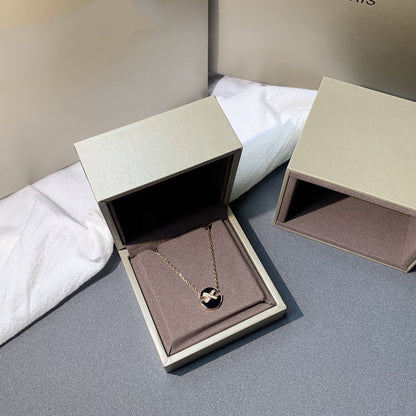 Mystic JEUX DE PINK GOLD DIAMOND NECKLACE