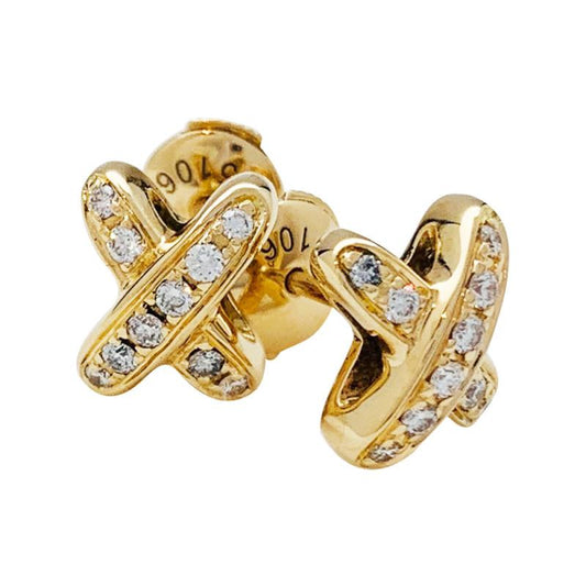 Mystic JEUX DE GOLD DIAMOND EARRINGS