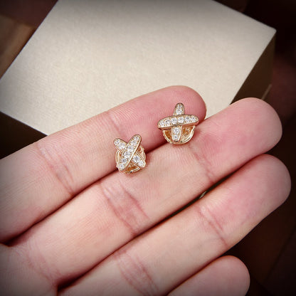 Mystic JEUX DE GOLD DIAMOND EARRINGS