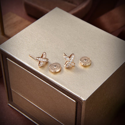 Mystic JEUX DE GOLD DIAMOND EARRINGS