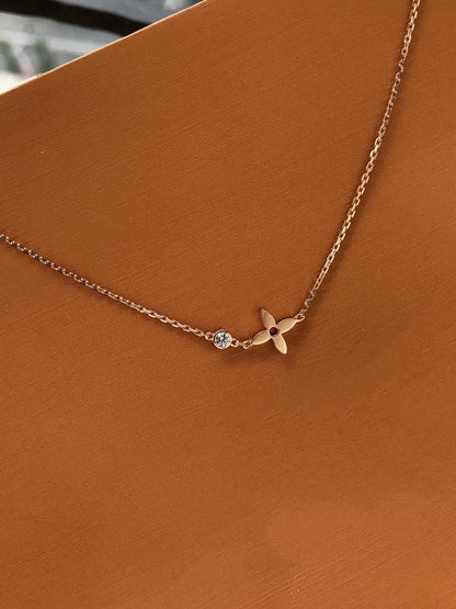 Mystic BLOSSOM PENDANT PINK GOLD AND DIAMOND