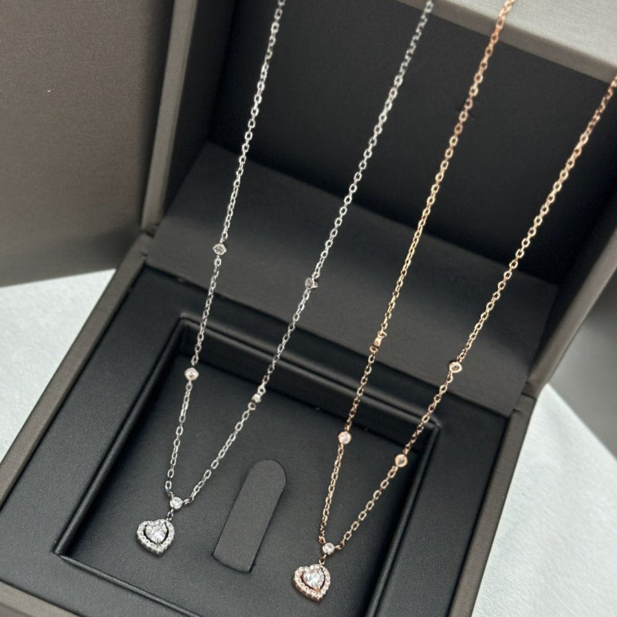 [Mystic]JOY HEART DIAMOND NECKLACE